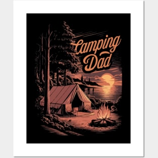 Camping Dad, Cinematic Camping Posters and Art